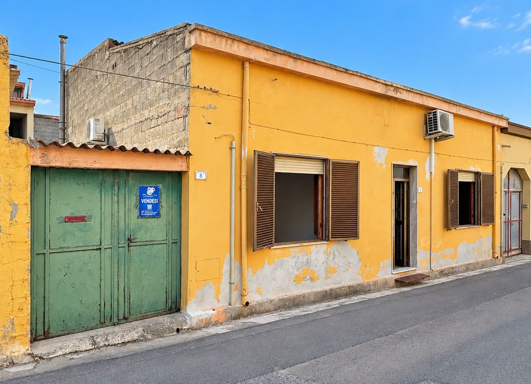 Casa Indipendente da Ristrutturare con Cortile – Serramanna (Zona Sa Lua)