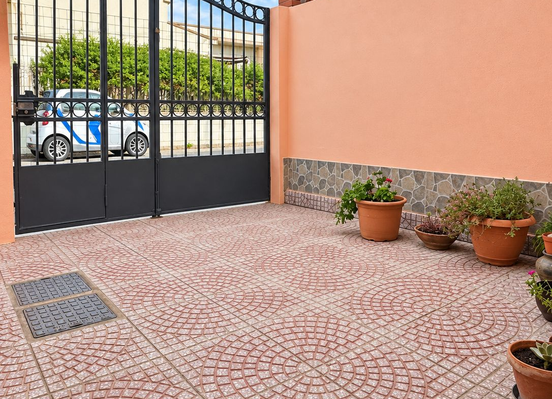 Serramanna – Primo piano indipendente con cortile e posto auto nella zona del Parco Comunale