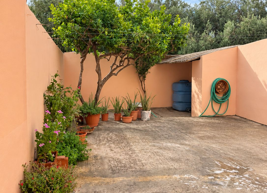 Serramanna – Primo piano indipendente con cortile e posto auto nella zona del Parco Comunale